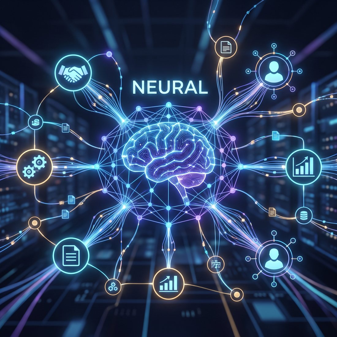 One connected layer joining a business's tools and knowledge